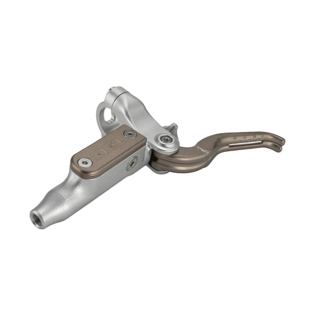 HEL ADVOCATE 4-PISTON HYDRAULIC DISC BRAKE SYSTEM - HYPER SILVER & FORGED BRONZE