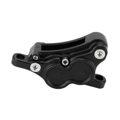 HEL ADVOCATE 4-PISTON HYDRAULIC DISC BRAKE SYSTEM - STEALTH BLACK & VAPOUR GREY